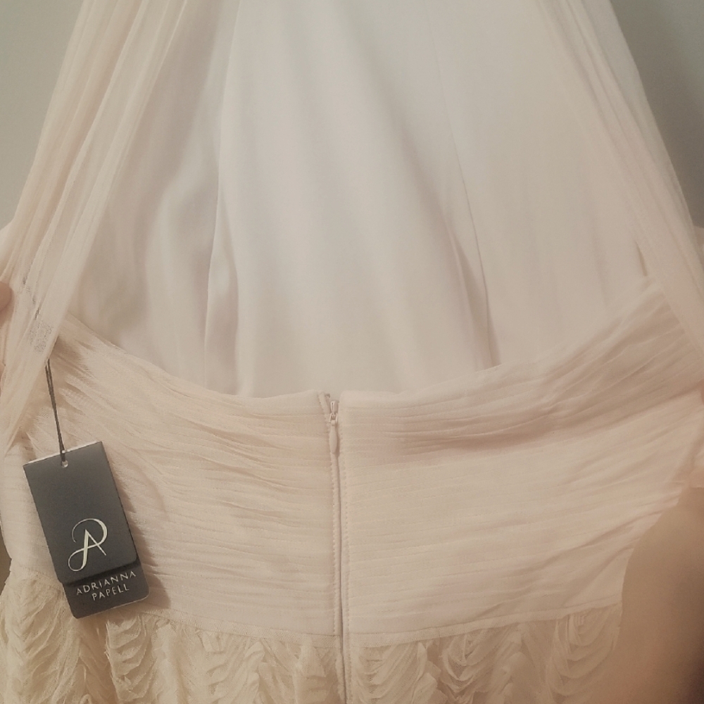 Adrianna Papell Cream Dress